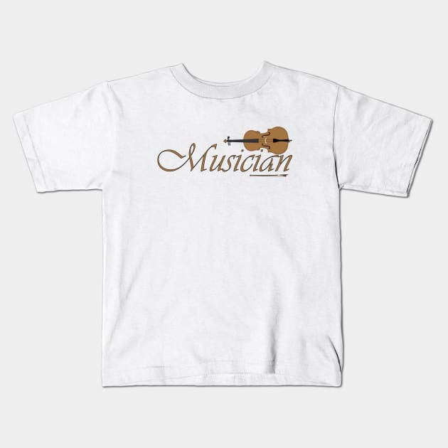 Musician Kids T-Shirt by DiegoCarvalho